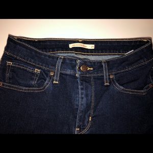 High Rise Skinny Dark Levis